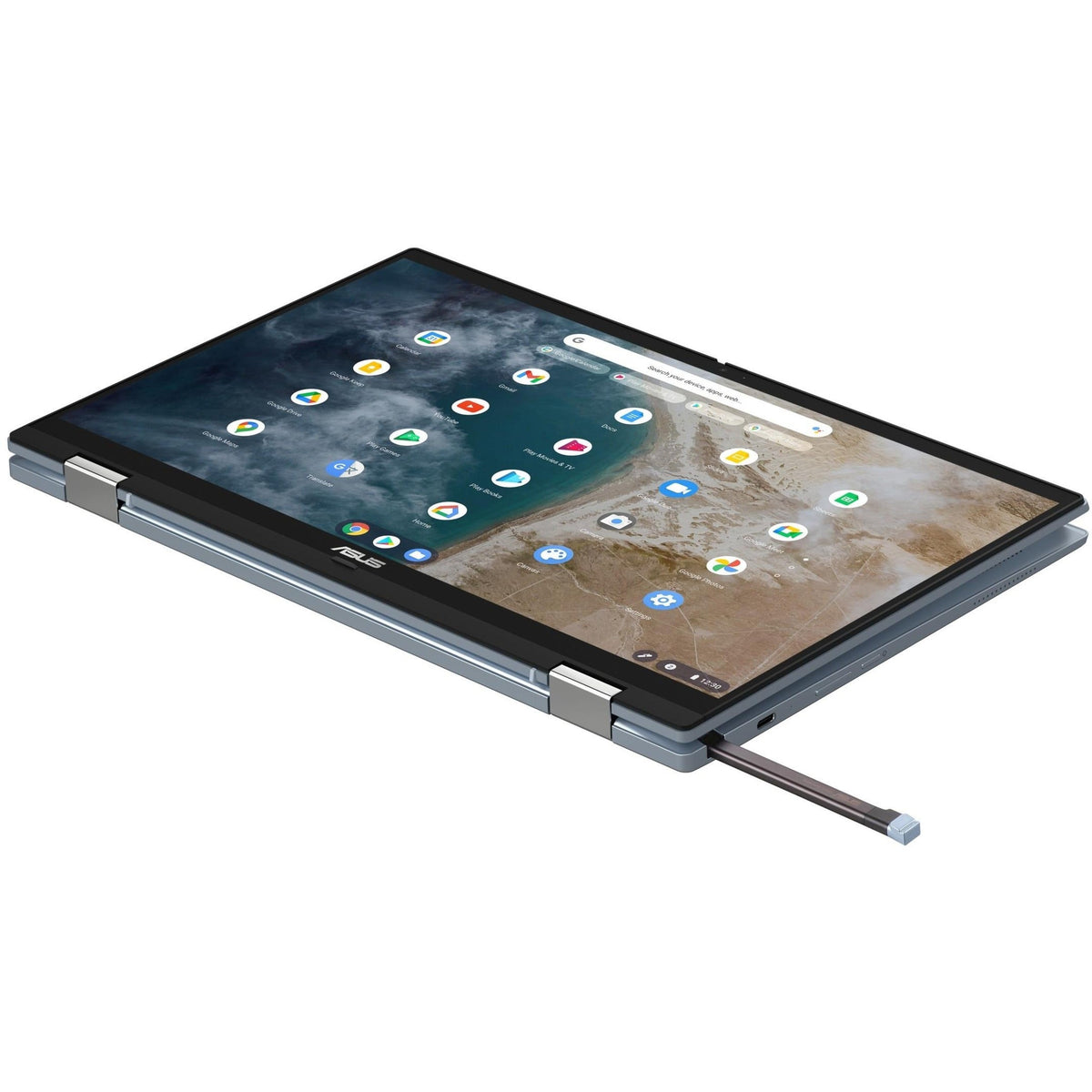 Asus Chromebook Flip CX5400 CX5400FMA-DN762T-S 14" Touchscreen Convertible 2 in 1 Chromebook - Full HD - 1920 x 1080 - Intel Core i7 11th Gen i7-1160G7 Quad-core (4 Core) 2.10 GHz - 16 GB Total RAM - 512 GB SSD - AI Blue