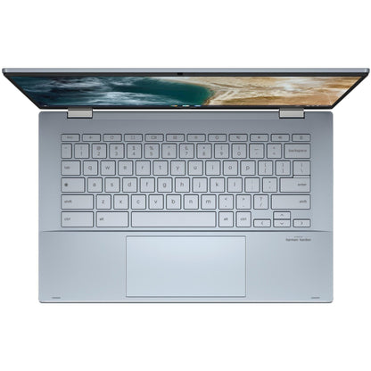 Asus Chromebook Flip CX5400 CX5400FMA-DN762T-S 14" Touchscreen Convertible 2 in 1 Chromebook - Full HD - 1920 x 1080 - Intel Core i7 11th Gen i7-1160G7 Quad-core (4 Core) 2.10 GHz - 16 GB Total RAM - 512 GB SSD - AI Blue