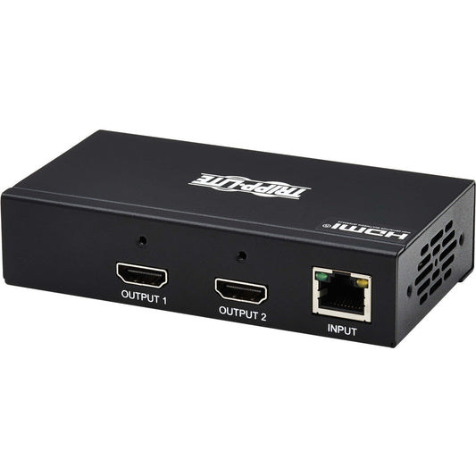 Tripp Lite 2-Port HDMI over Cat6 Receiver 4K 60 Hz HDR 4:4:4 PoC HDCP 2.2 230 ft. (70.1 m) TAA