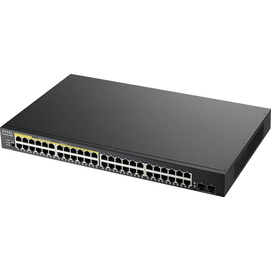ZYXEL 48-port GbE Smart Managed PoE Switch with GbE Uplink