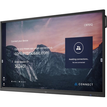 NEC Display 65" UHD Collaborative Board