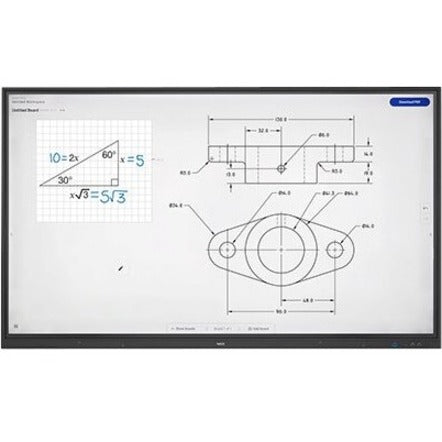 NEC Display 65" UHD Collaborative Board