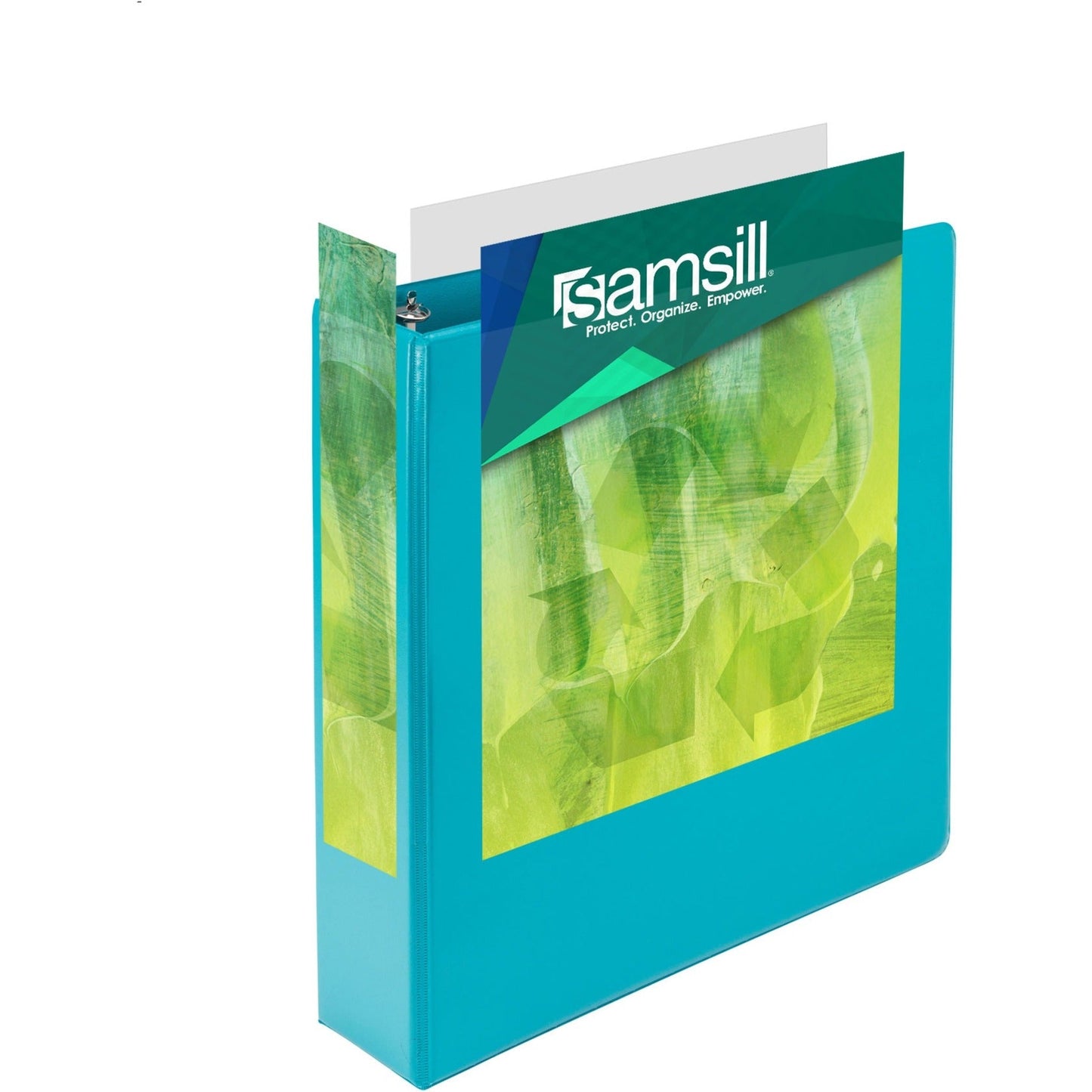 Samsill Earth's Choice Plant-Based Durable 2 Inch 3 Ring View Binders - 4 Pack - Fashion Assorted