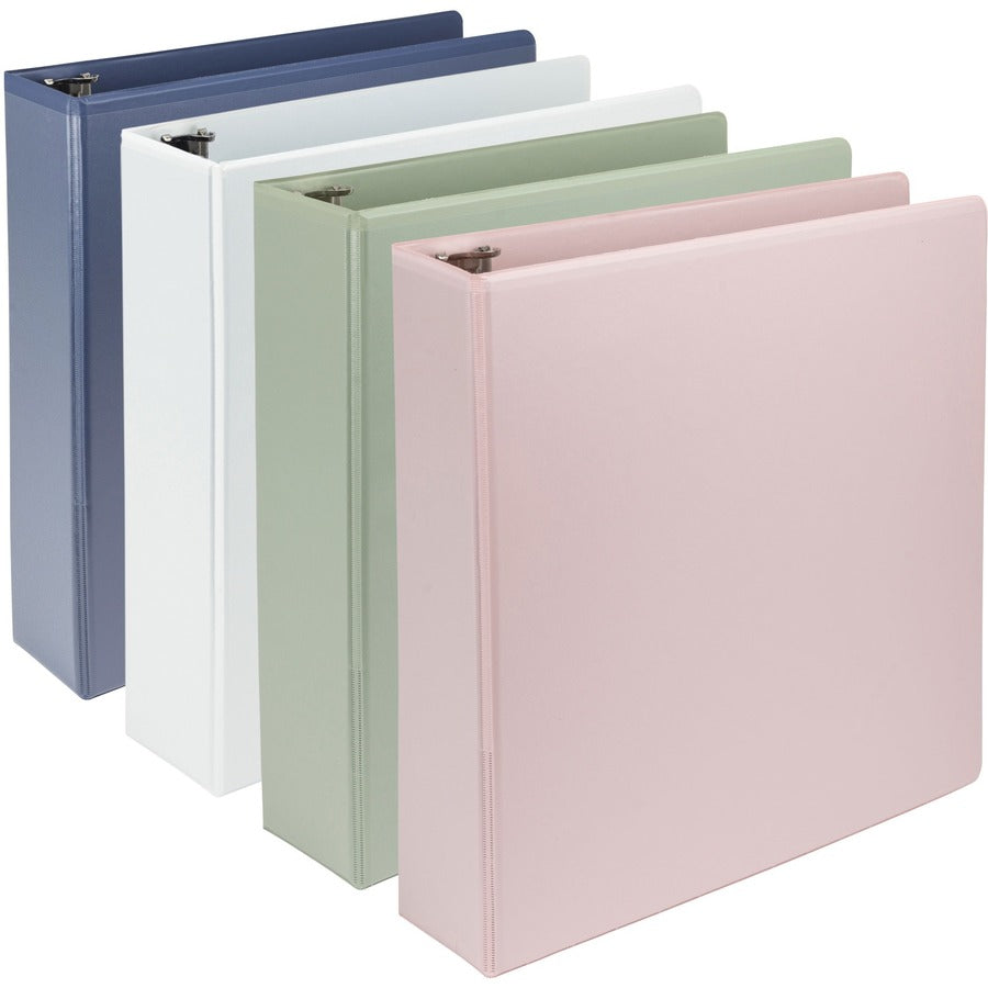 Samsill Earth's Choice Plant-Based View Durable 2 Inch 3 Ring Binders - Assortment 4 Pack