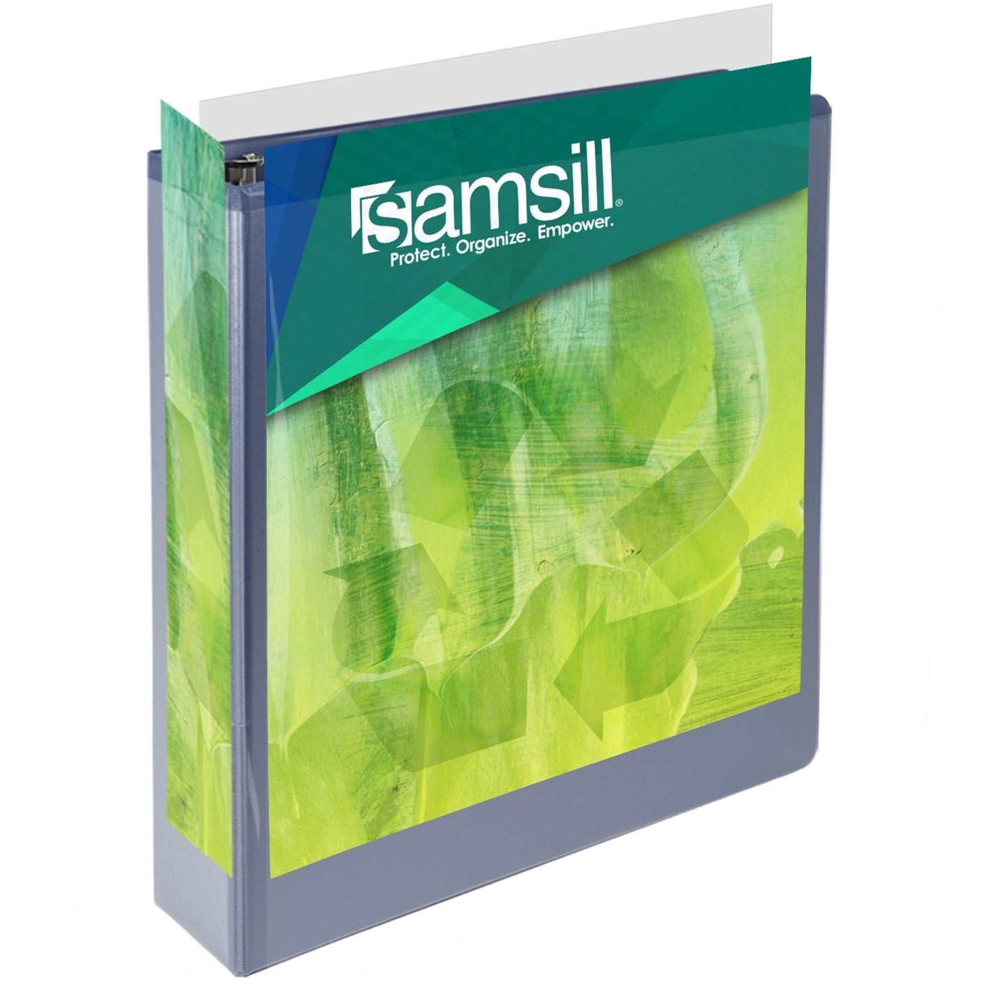 Samsill Earth's Choice Plant-Based View Durable 2 Inch 3 Ring Binders - Assortment 4 Pack