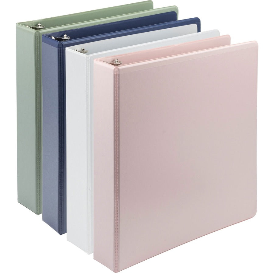 Samsill Earth's Choice Plant-Based View Durable 1.5 Inch 3 Ring Binders - Assortment 4 Pack