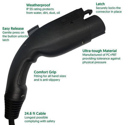 Accell AxFAST 16Amp Level 2 Portable Electric Vehicle Charger (EVSE)