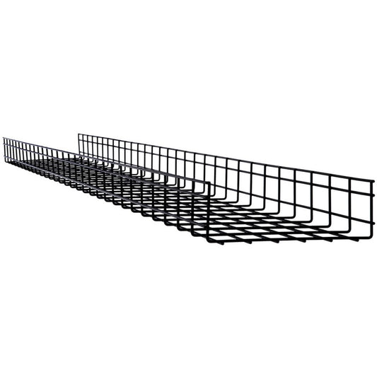 Tripp Lite Wire Mesh Cable Tray - 300 x 100 x 3000 mm (12 in. x 4 in. x 10 ft.) 6 Pack