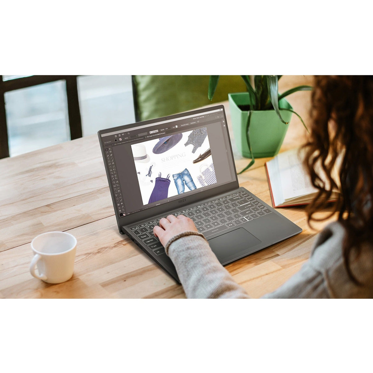 MSI Modern 14 Modern 14 B5M-027 14" Rugged Notebook - Full HD - 1920 x 1080 - AMD Ryzen 5 5500U 2.10 GHz - 8 GB Total RAM - 256 GB SSD - Carbon Gray