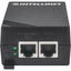 Intellinet Gigabit High-Power PoE+ Injector1 x 30 W Port IEEE 802.3at/af Compliant Plastic Housing (Euro 2-pin plug)