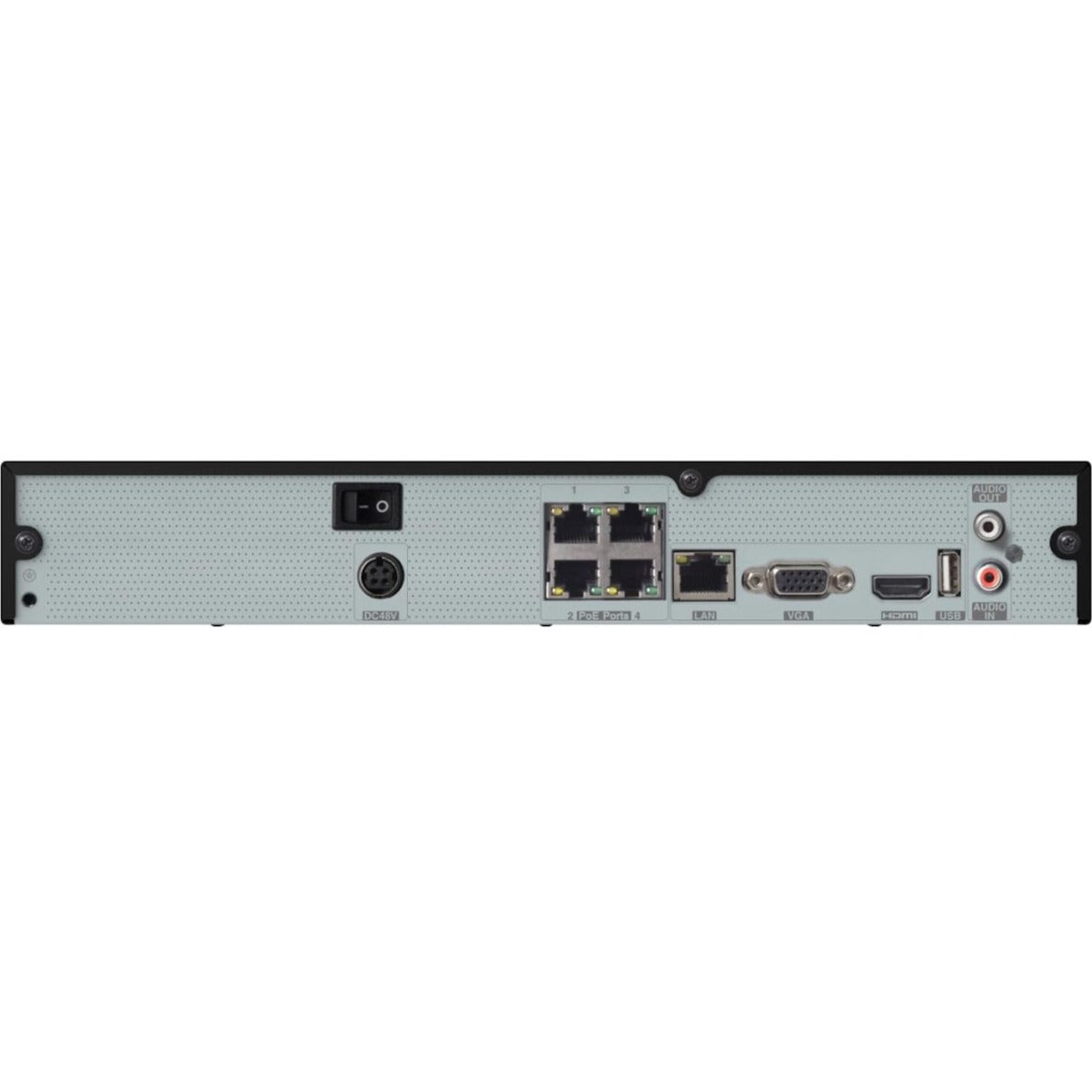 Speco 4 Channel NVR with Built-in PoE Ports - 6 TB HDD