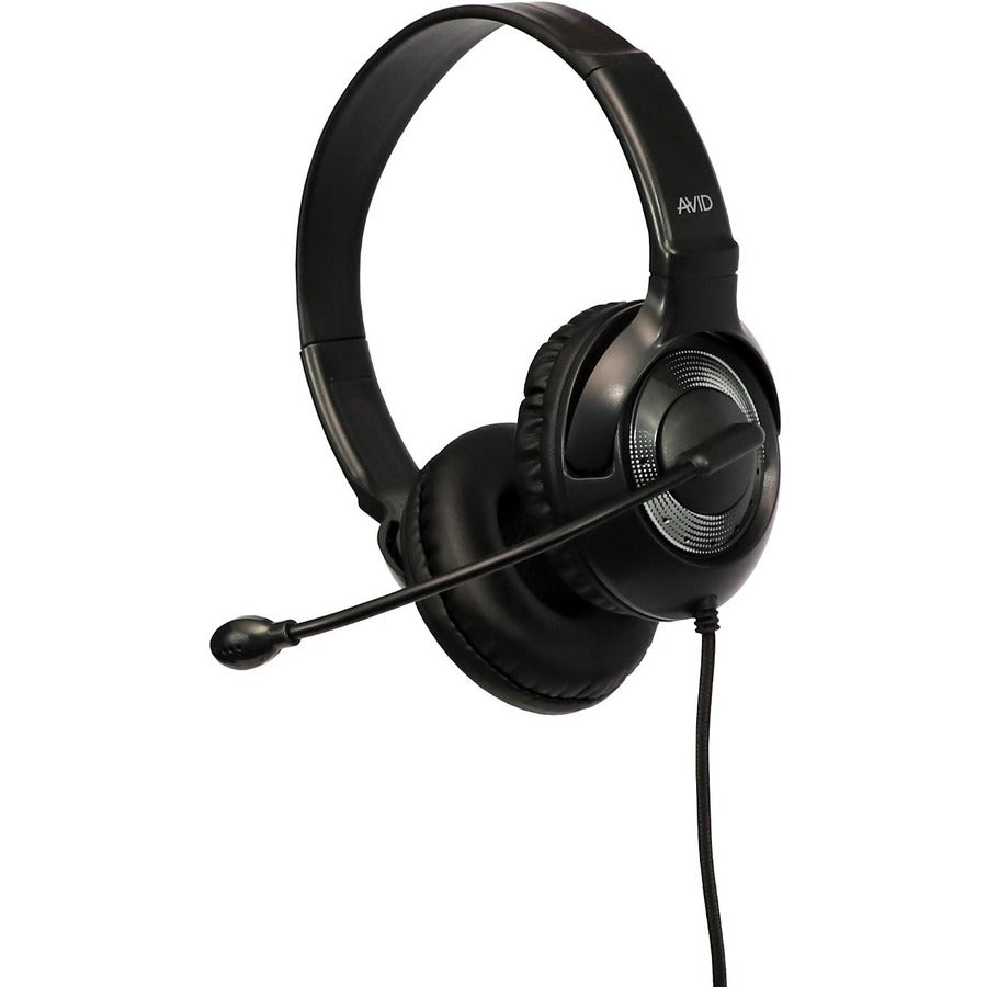 Avid 2AE-55 Wired Headset with Mic Black