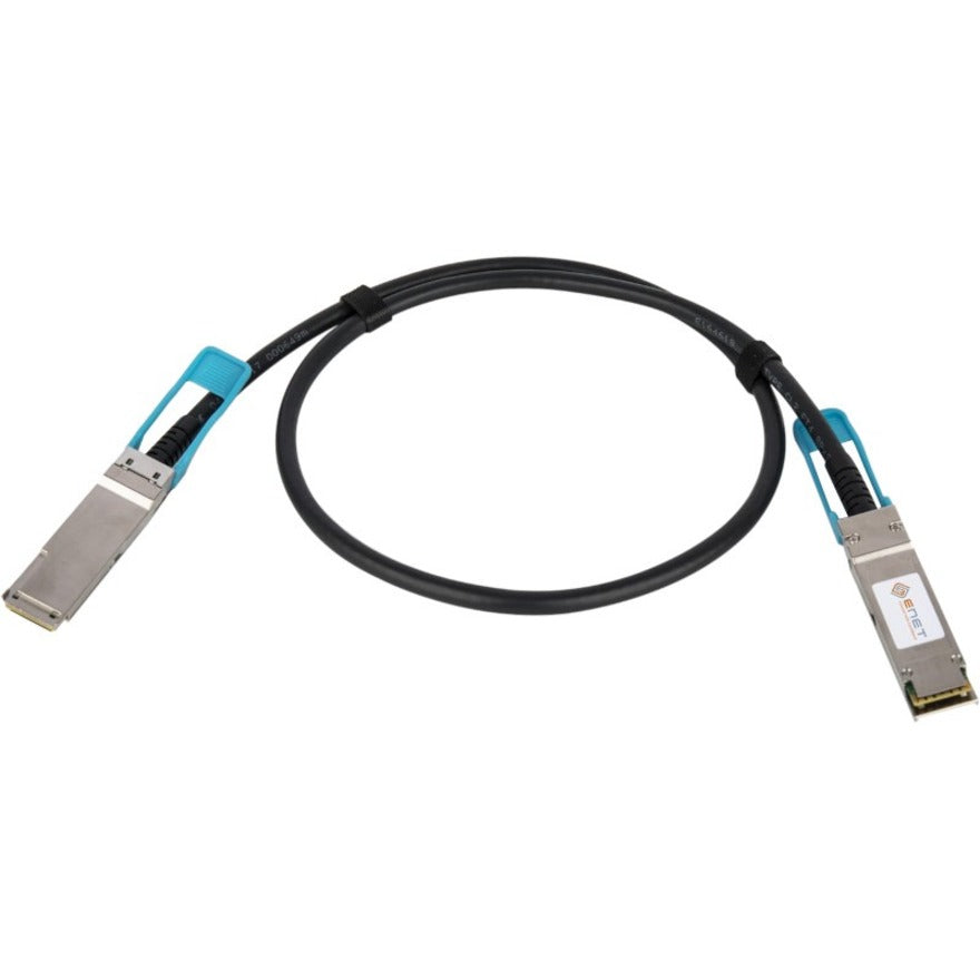 ENET Juniper Compatible QFX-QSFP28-DAC-2M TAA Compliant Functionally Identical 100GBASE-CR4 QSFP28 Passive Copper Direct-Attach Cable Assembly 2m