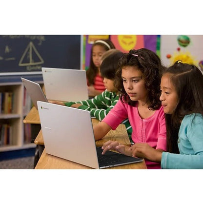 Samsung Galaxy Chromebook Go XE340XDA-KA1US 14" Chromebook - HD - 1366 x 768 - Intel Celeron N4500 1.10 GHz - 4 GB Total RAM - 32 GB Flash Memory - Silver