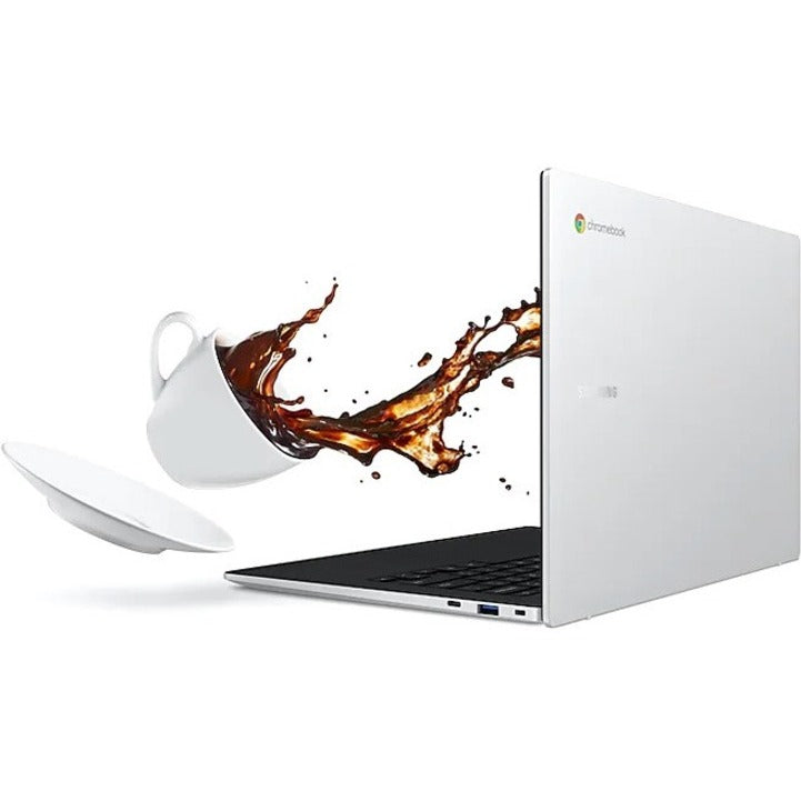 Samsung Galaxy Chromebook Go XE340XDA-KA1US 14" Chromebook - HD - 1366 x 768 - Intel Celeron N4500 1.10 GHz - 4 GB Total RAM - 32 GB Flash Memory - Silver