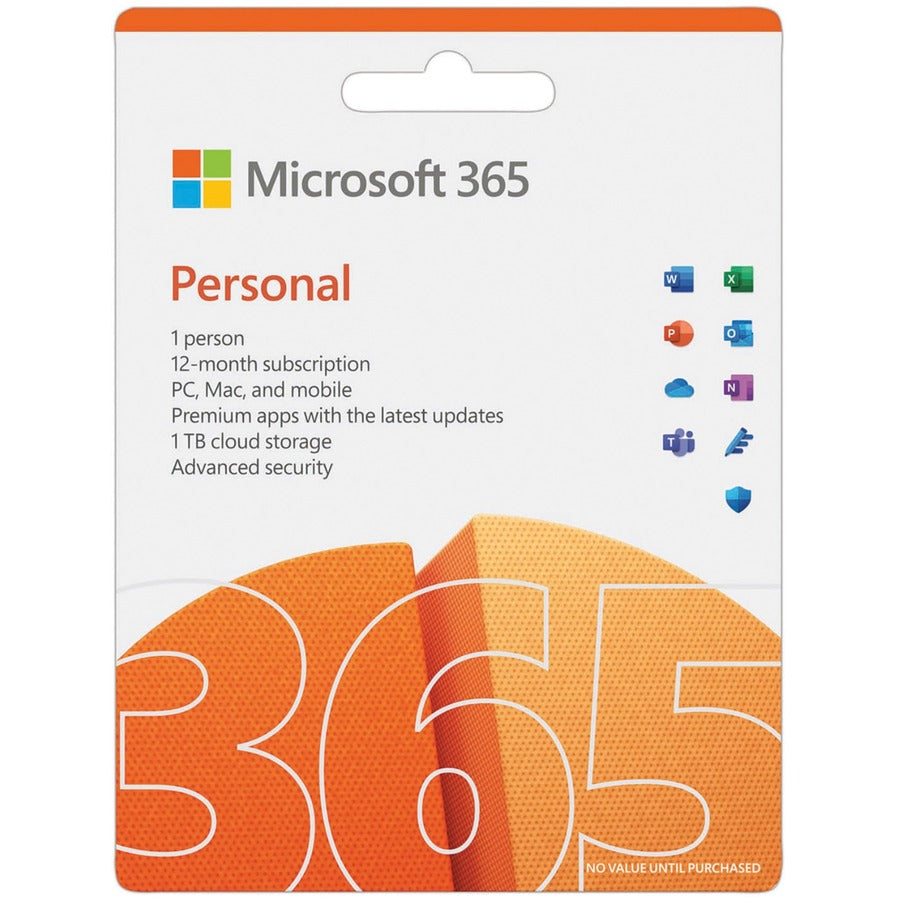 Microsoft 365 Personal - Box Pack - 1 Person - 1 Year