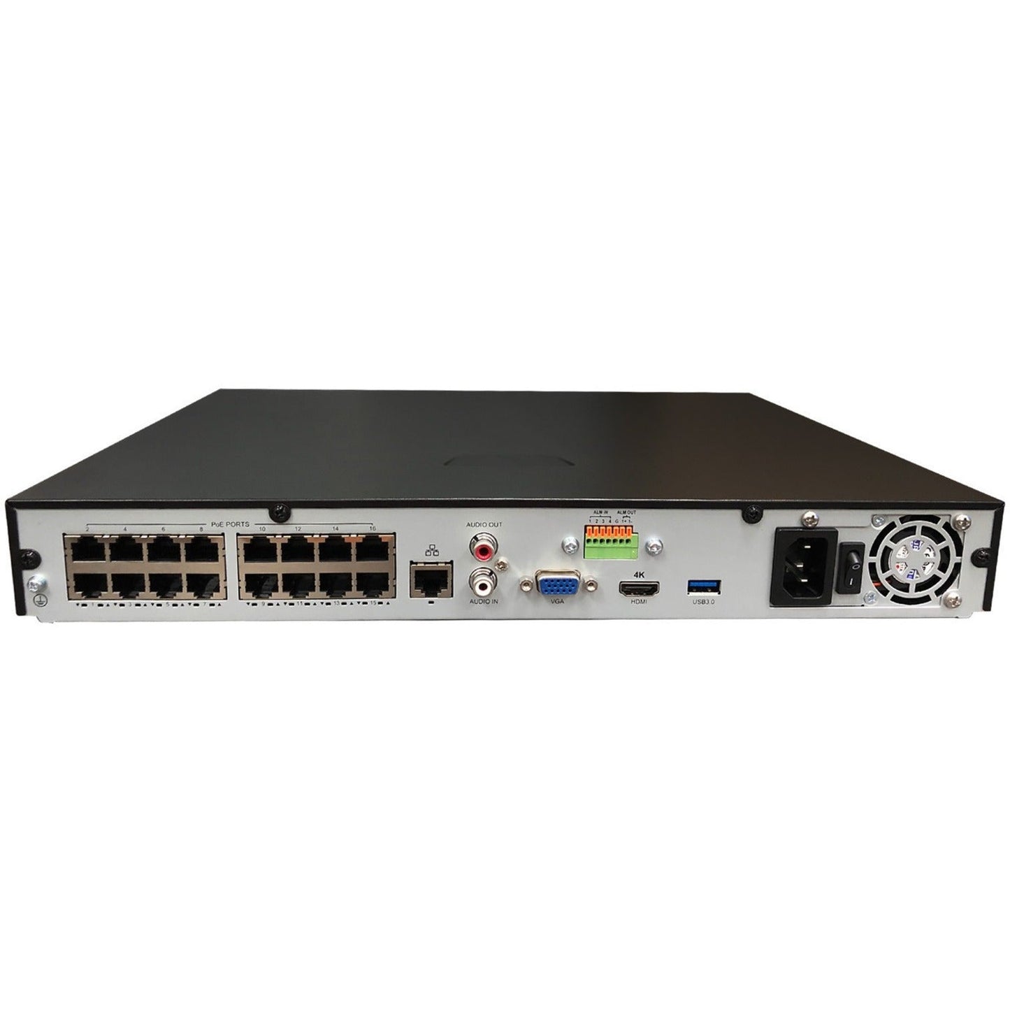 Gyration 16-Channel Network Video Recorder With PoE TAA-Compliant