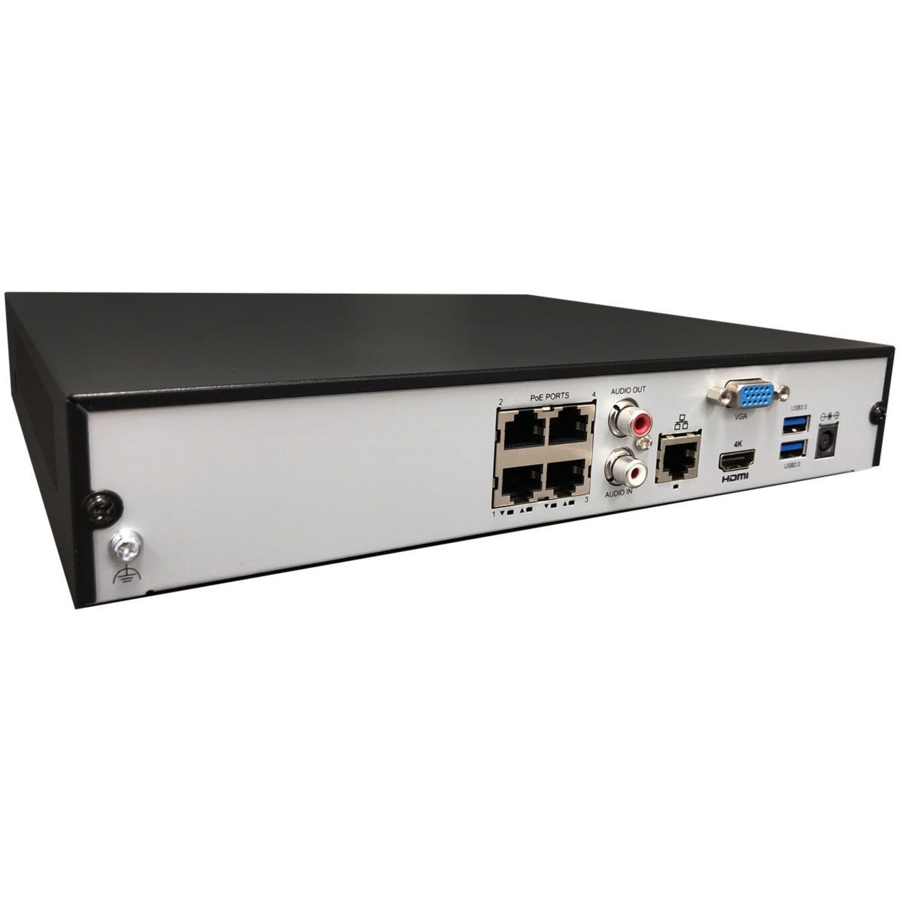 Gyration 4-Channel Network Video Recorder With PoE TAA-Compliant