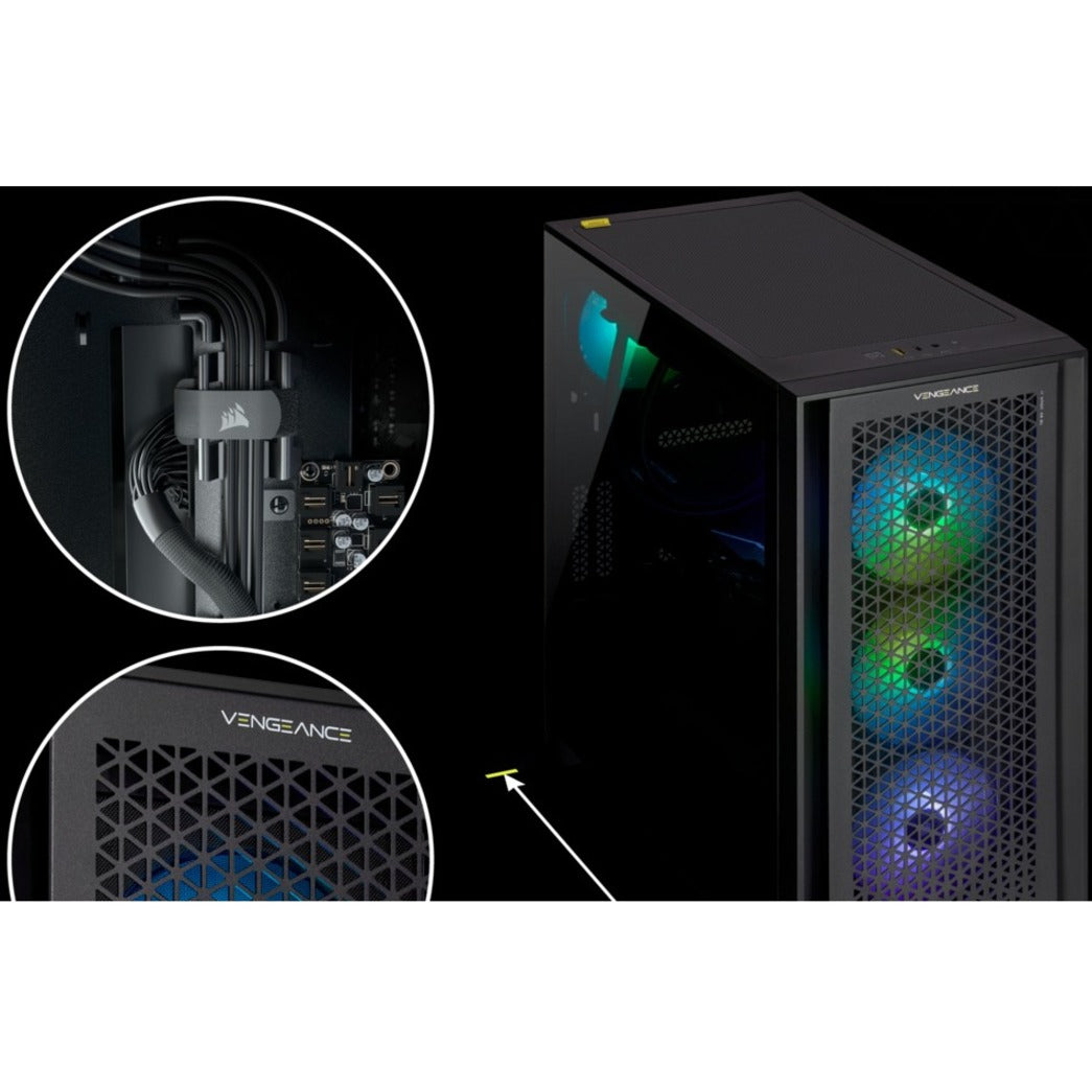 Corsair VENGEANCE a7200 Gaming Desktop Computer - AMD Ryzen 7 5800X - 16 GB RAM DDR4 SDRAM - 1 TB M.2 SSD