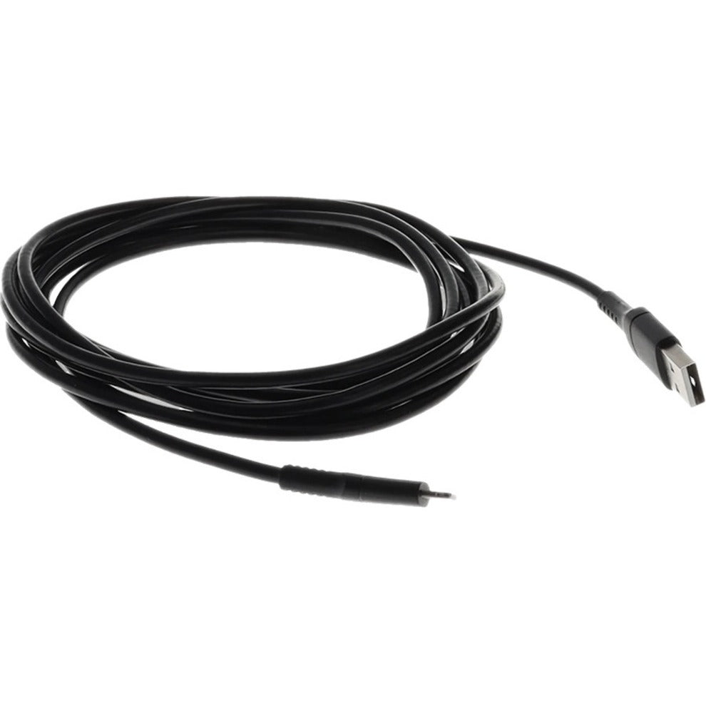 AddOn 2.0m (6.6ft) USB 2.0 (A) Male to Lightning Male Sync and Charge Black Cable