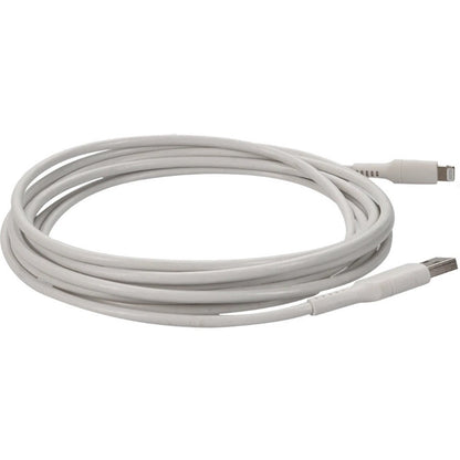 AddOn 3.0m (9.8ft) USB 2.0 (A) Male to Lightning Male Sync and Charge White Cable