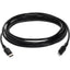 AddOn 1.0m (3.3ft) USB 3.1 Type (C) Male to Lightning Male Sync and Charge Black Cable