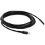 AddOn 1.0m (3.3ft) USB 3.1 Type (C) Male to Lightning Male Sync and Charge Black Cable