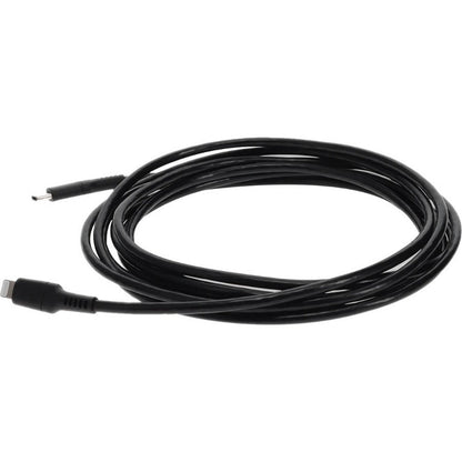 AddOn 2.0m (6.6ft) USB 3.1 Type (C) Male to Lightning Male Sync and Charge Black Cable
