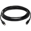 AddOn 2.0m (6.6ft) USB 3.1 Type (C) Male to Lightning Male Sync and Charge Black Cable