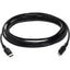 AddOn 3.0m (9.8ft) USB 3.1 Type (C) Male to Lightning Male Sync and Charge Black Cable