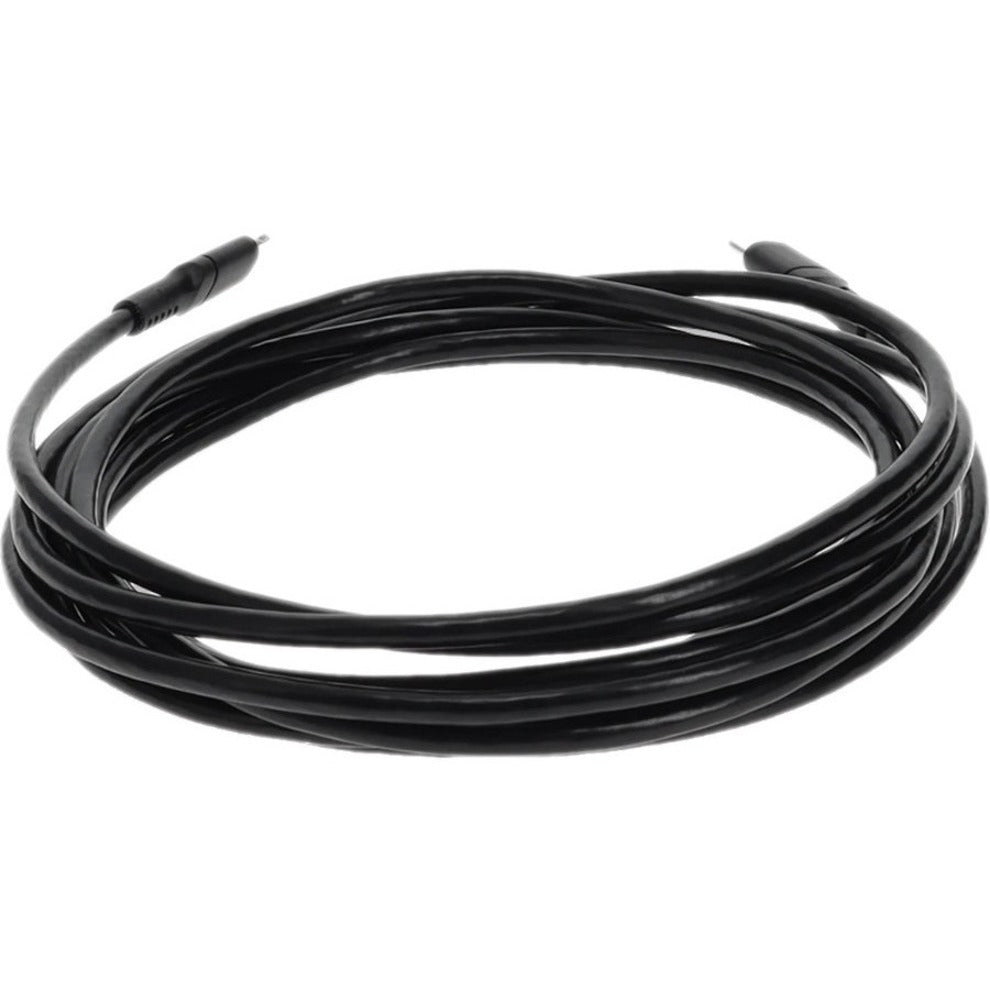 AddOn 3.0m (9.8ft) USB 3.1 Type (C) Male to Lightning Male Sync and Charge Black Cable