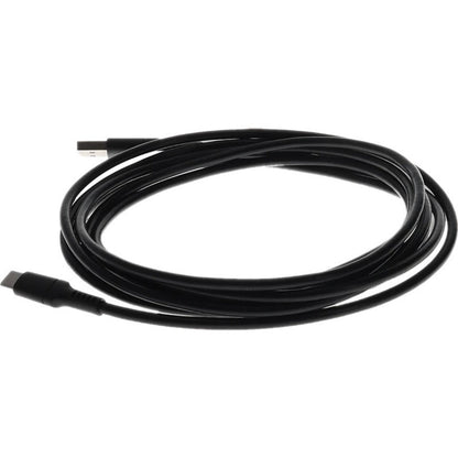 AddOn 1.0m (3.3ft) USB-C Male to USB 2.0 (A) Male Sync and Charge Black Cable