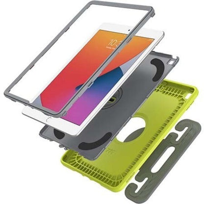 OtterBox EasyGrab Rugged Carrying Case Apple iPad (9th Generation) iPad (8th Generation) iPad (7th Generation) Tablet - Martian Green