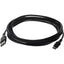AddOn 3.0m (9.8ft) USB-C Male to USB 2.0 (A) Male Sync and Charge Black Cable