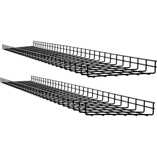 Tripp Lite Wire Mesh Cable Tray - 300 x 50 x 1500 mm (12 in. x 2 in. x 5 ft.) 2-Pack