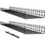 Tripp Lite Wire Mesh Cable Tray - 300 x 100 x 1500 mm (12 in. x 4 in. x 5 ft.) 2-Pack