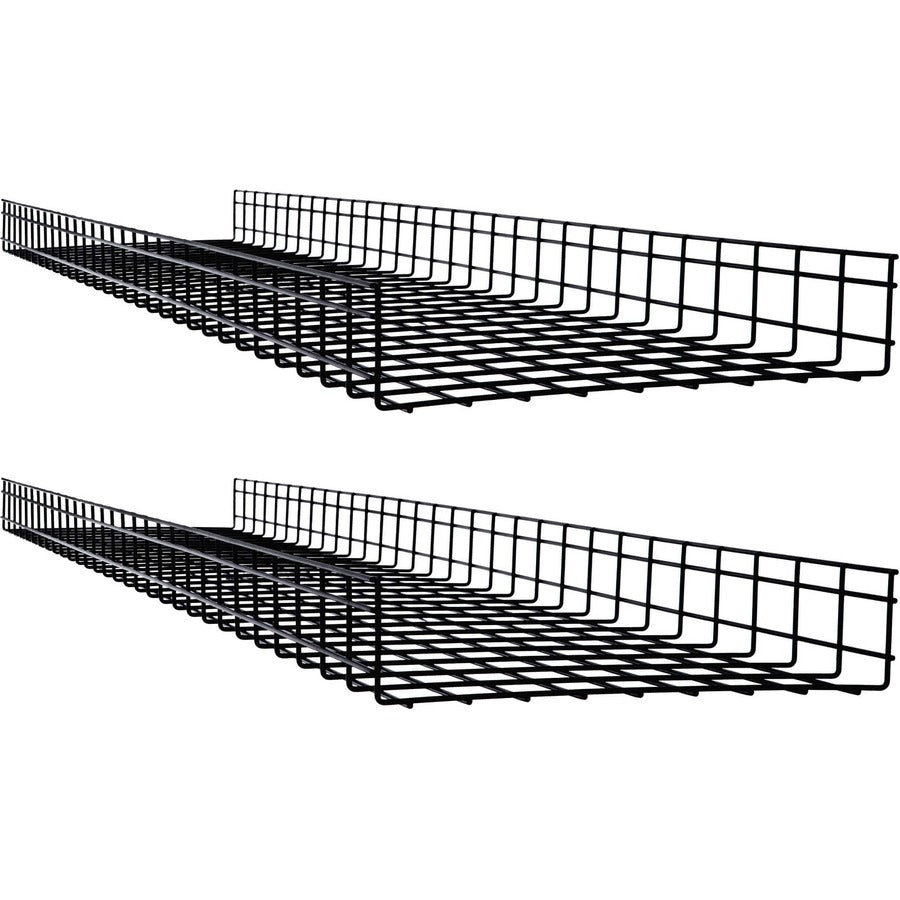 Tripp Lite Wire Mesh Cable Tray - 450 x 100 x 1500 mm (18 in. x 4 in. x 5 ft.) 2-Pack