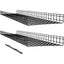 Tripp Lite Wire Mesh Cable Tray - 450 x 100 x 1500 mm (18 in. x 4 in. x 5 ft.) 2-Pack