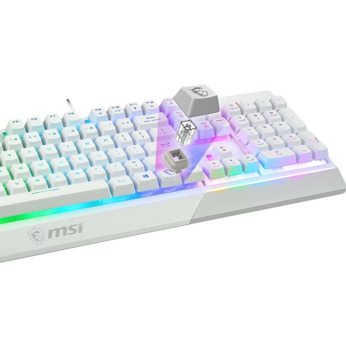 MSI Vigor GK30 White Gaming Keyboard
