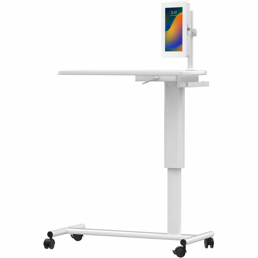 CTA Digital Height-Adjustable Rolling Medical Workstation Cart with Security Enclosure