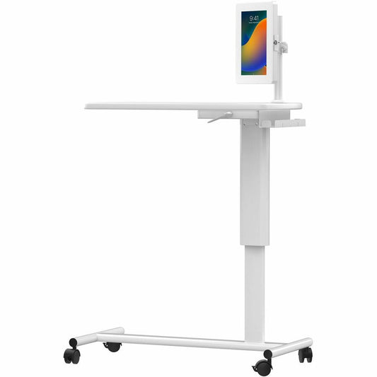 CTA Digital Height-Adjustable Rolling Medical Workstation Cart with Security Enclosure