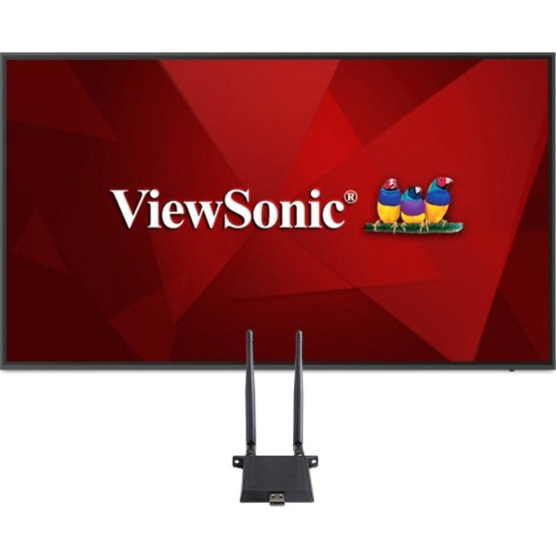 ViewSonic Commercial Display CDE7520-W1 - 4K 24/7 Operation Integrated Software and WiFi Adapter - 450 cd/m2 - 75"