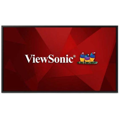 ViewSonic Commercial Display CDE5520-E1 - 4K Integrated Software WiFi Adapter Fixed Wall Mount - 350 cd/m2 - 55"