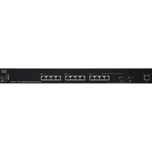 12 PORT 10GBASE-T STACKABLE    