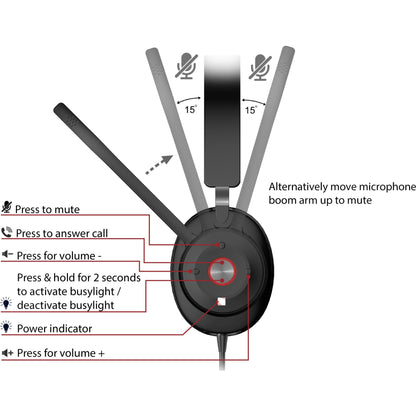 Cyber Acoustics Essential USB Computer Headset