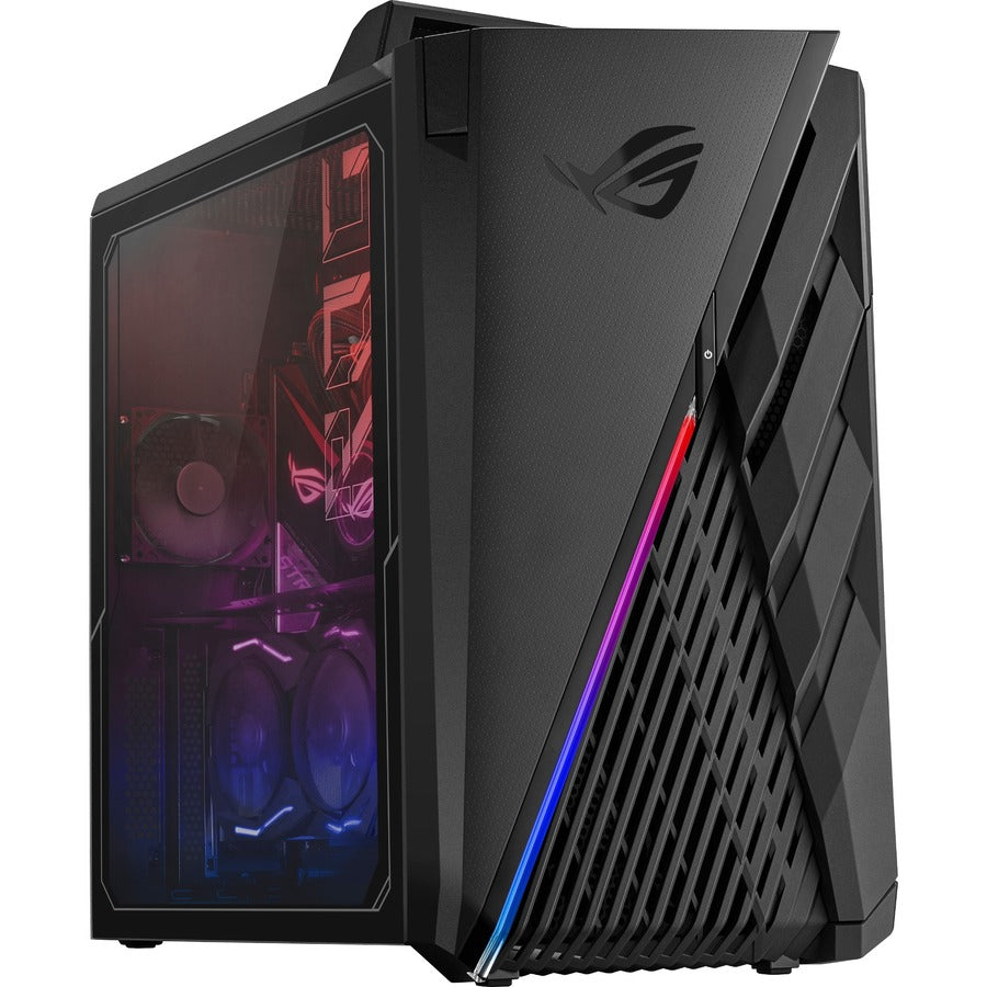 Asus ROG Strix GA35DX-XB989 Gaming Desktop Computer - AMD Ryzen 9 5900X 3.70 GHz - 16 GB RAM DDR4 SDRAM - 2 TB HDD - 1 TB M.2 PCI Express NVMe 4.0 SSD - Tower - Star Black