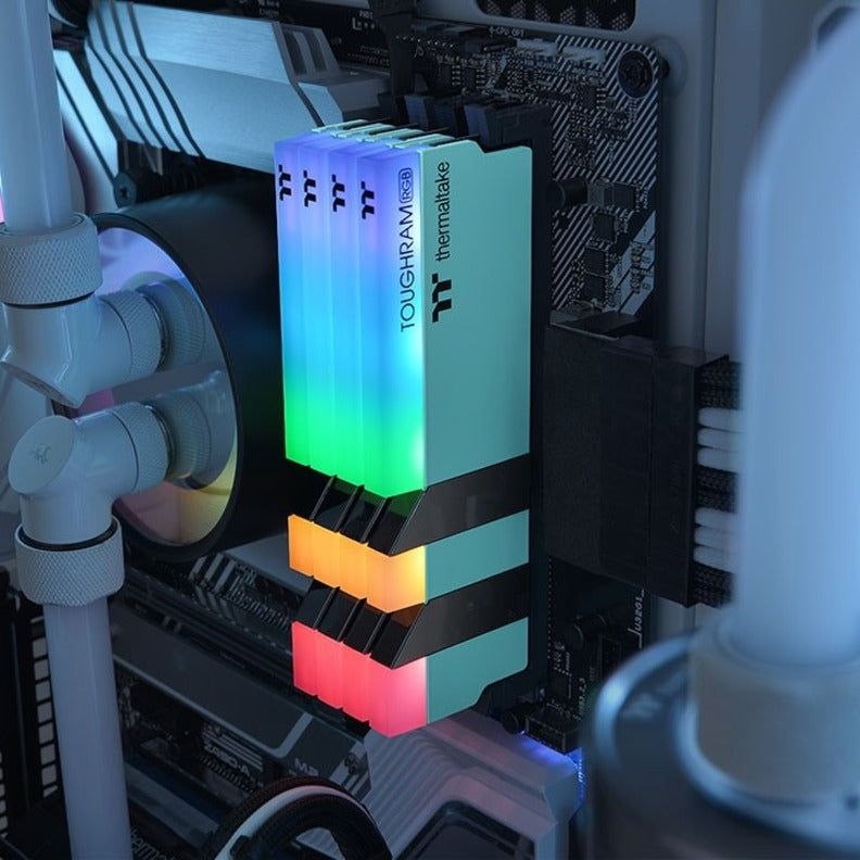 Thermaltake TOUGHRAM RGB Memory DDR4 3600MHz 16GB (8GB x2)-Turquoise