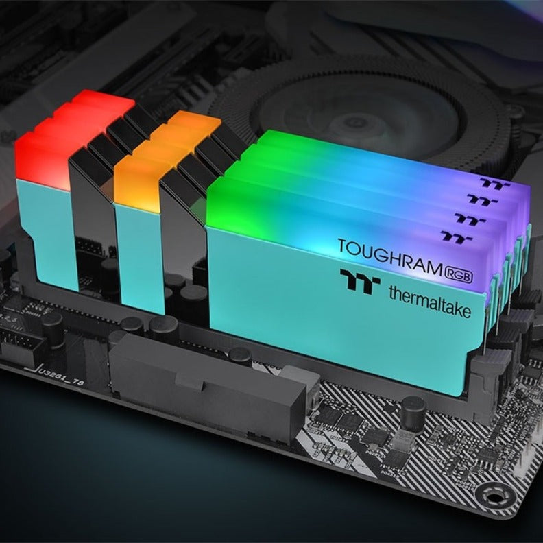 Thermaltake TOUGHRAM RGB Memory DDR4 3600MHz 16GB (8GB x2)-Turquoise