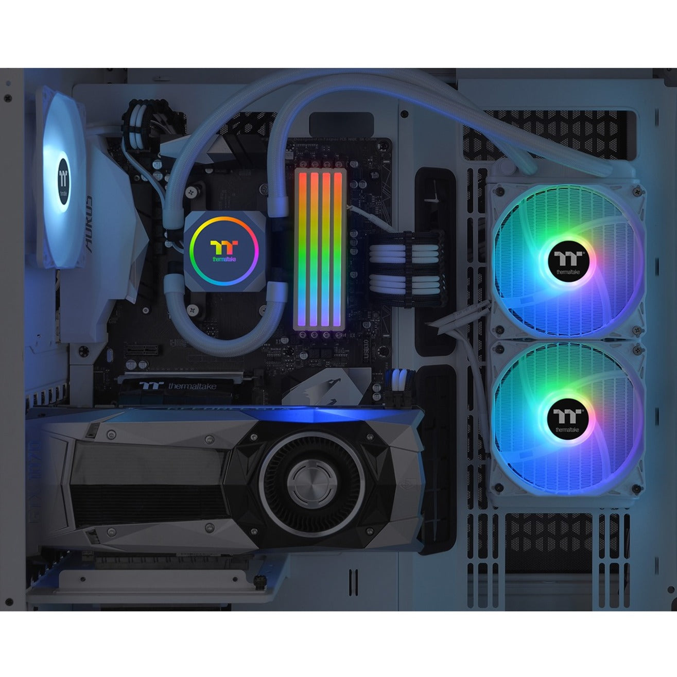 Thermaltake Floe RC240 CPU & Memory AIO Liquid Cooler Snow Edition