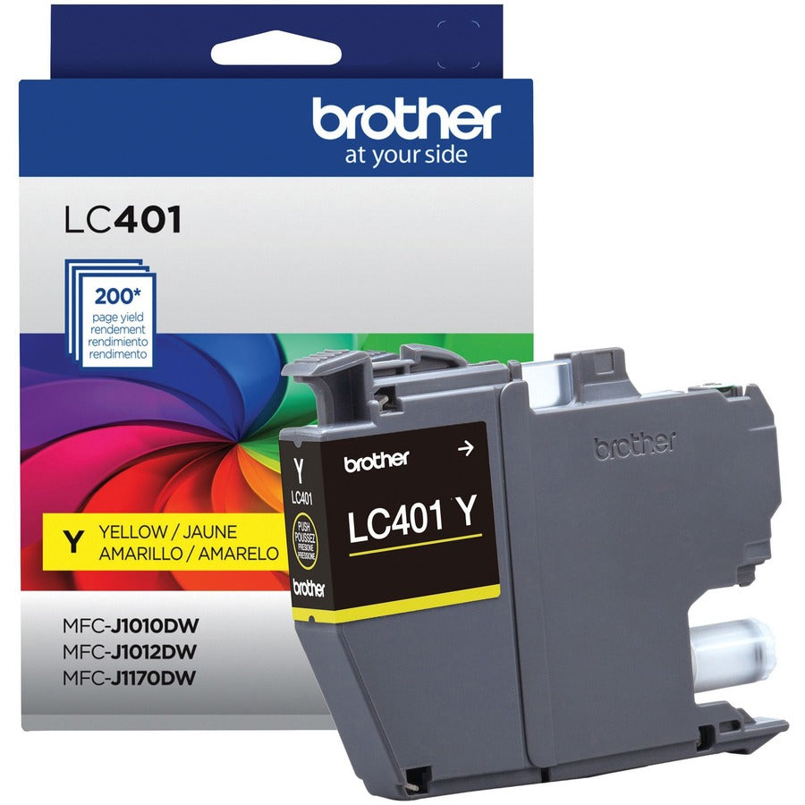 Brother LC401YS Original Standard Yield Inkjet Ink Cartridge - Single Pack - Yellow - 1 Pack